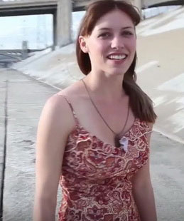 girl in Fernandina Beach, Florida